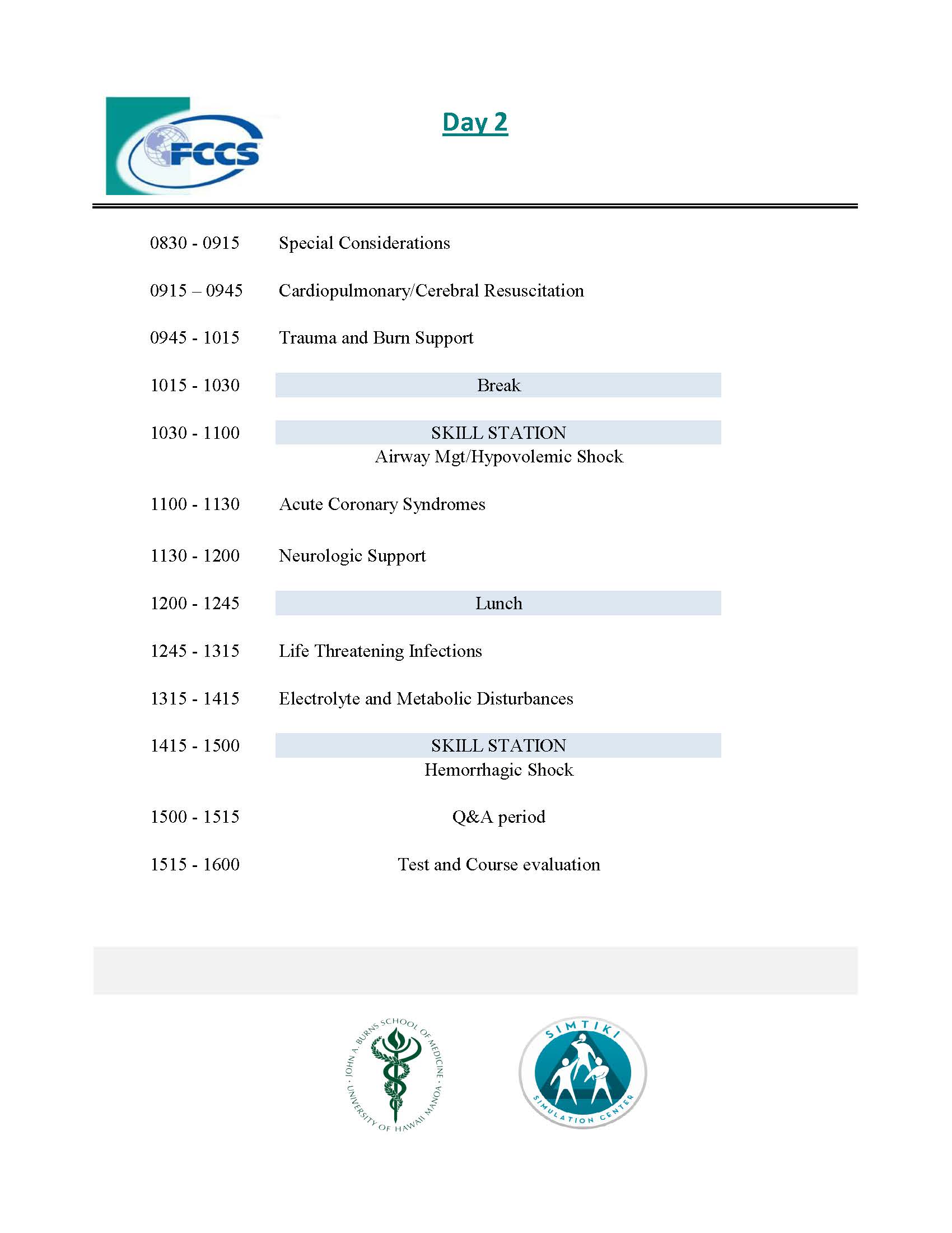fccs agenda day 2